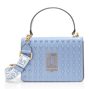 Paris Simone Studded Crossbody, Blue Fog :3